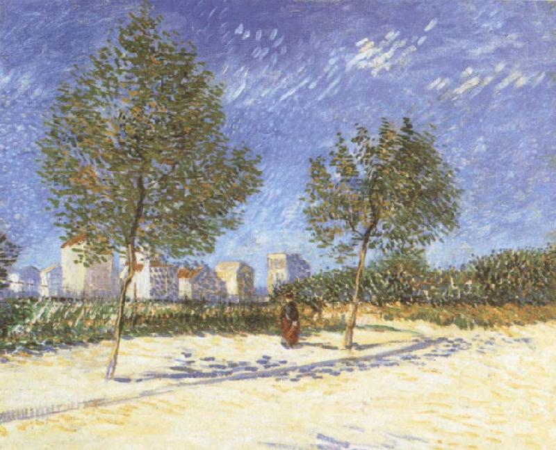 Vincent Van Gogh On the outskirts of Paris